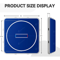 3m X 3m Pvc Gonflable Gymnastics Wrestling Mat 10cm Customized Air Track for Jiu Jitsu Bjj Mma Judo Fitness Tumbling