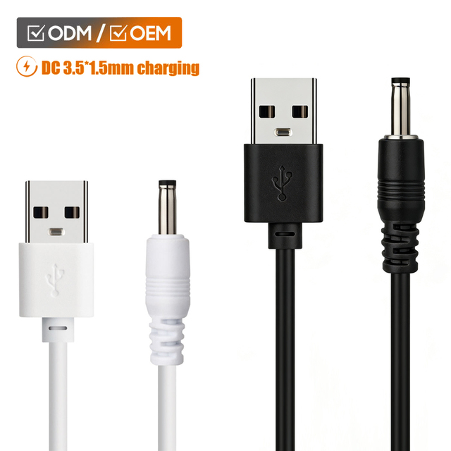 Factory Wholesales DC3.5*1.35mm USB 2.0 DC3.5 Non-Shielded Charging Cable 5V/12V PVC Jacket Multimedia Use Fan Speaker LED Light