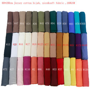 ストレッチコットンジャージースカーフストレッチプレーンラップ<span class=keywords><strong>Hijab</strong></span> - Product Image 5