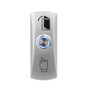 Keysecu Smart Door <strong>Lock</strong> Access Control Metal 12V Door Release Electric Press <strong>Push</strong> to Exit Button Switch With Light for Office - Product Image 6