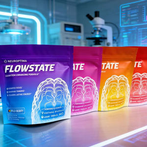 ถุงแบบตั้งบรรจุอาหารกันความชื้นสำหรับสาหร่ายทะเลแห้งพิมพ์ลายผลิตตามสั่ง - Product Image 5