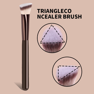Ensemble de pinceaux de maquillage double-embout avec éponges applicatrices, manche métallique synthétique de qualité supérieure, pinceaux pointus/éventail/smoky/plats pour estomper et appliquer l'<span class=keywords><strong>eye</strong></span>-liner - Product Image 5
