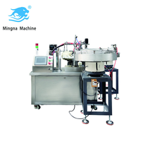 Machine de remplissage et de bouchage automatique 3-en-1 pour liquides cosmétiques, vernis à ongles, adhésif pour cils, parfum, flacons en verre et PET de petite taille