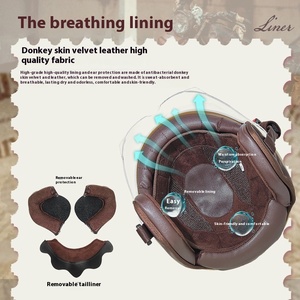 หมวกกันน็อคแบบครึ่งใบ Kuuvi DOT ECE 22.06 ได้รับการรับรองมาตรฐาน ผลิตจากวัสดุ ABS สำหรับยานยนต์ไฟฟ้าและรถจักรยานยนต์ ปลอดภัยทุกฤดู สภาพใหม่ - Product Image 3