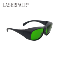 Lunettes de sécurité laser dentaires en polycarbonate bleues/rouges/NIR, certifiées CE pour 450nm 650nm 660nm 808nm 980nm 1064nm