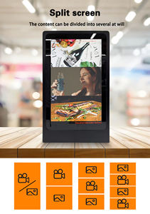 L-förmiges, ultraschlankes 15,6-Zoll-Touch-Display für Restauranttische, interaktive Werbe- und Digital-<span class=keywords><strong>Signage</strong></span>-Tischaufsteller - Product Image 5