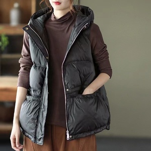 Vente en gros <span class=keywords><strong>Gilet</strong></span> en coton polyester <span class=keywords><strong>sans</strong></span> manches pour <span class=keywords><strong>femme</strong></span>, chaud pour l'hiver <span class=keywords><strong>Gilet</strong></span> court en duvet <span class=keywords><strong>grande</strong></span> <span class=keywords><strong>taille</strong></span> pour <span class=keywords><strong>femme</strong></span> - Product Image 6