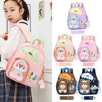 Nouveau Sac à Dos Maternelle pour Enfants, Cartable Préscolaire 3-6 Ans, Mignon Dessin Animé Anime, Bretelles Doubles, Nylon Polyester