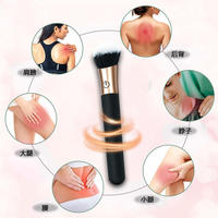 Brosse de maquillage 10 fréquences avec vibrateur Usb Rechargeable vibrateur gode brosse de maquillage G Spot vibrateur clitoridien Sex Toy