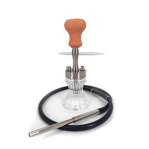 Chicha Aladin portable de petite taille en acier inoxydable pour la maison, les voyages, l'extérieur, la plage, les fêtes, les bars – Kit complet - Product Image 3