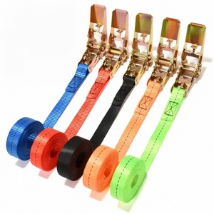 <span class=keywords><strong>Sangle</strong></span> <span class=keywords><strong>d</strong></span>'<span class=keywords><strong>arrimage</strong></span> à <span class=keywords><strong>cliquet</strong></span> durable de 1 pouce <span class=keywords><strong>sans</strong></span> crochet, capacité de 1 tonne, pour bagages et équipements - Product Image 1