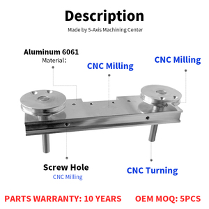 Đảm bảo kim loại hợp kim PTFE kim loại 5-trục gia công centre <span class=keywords><strong>CNC</strong></span> gia công phụ tùng cho máy y tế - Product Image 4