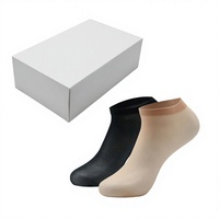 Chaussettes jetables transparentes de haute qualité, longueur cheville, à usage unique, pour essayage, tricotées, pour usage quotidien, collection automne, directement de l'usine