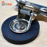 Pince magnétique en PVC robuste pour documents, type Bulldog, pour réfrigérateur, tableau blanc, bureau, entrepôt, affichage de notifications, marque UCI