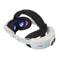 Tali kepala baterai RGB 8000mAh, memperpanjang waktu putar dalam tali Elite VR mendukung hingga Meta 3