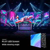 Pantalla LED Grande para Exteriores de Alquiler para Eventos, Panel a Todo Color SMD 3.91 de Alto Brillo IP65 para Escenarios, Pantalla de Video P391 con Paso de Píxeles de 3.9 mm