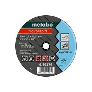 METABO-Disco de corte fino 616270000 Novorapid, inox (paquete múltiple)-EAN 4007430205865 ABRASIVOS DISCOS DE CORTE - Product Image 1