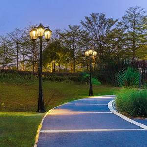 Lampe de jardin européenne d'extérieur, corps en aluminium IP65, étanche, pour allée, villa, cour, style rétro, lumière décorative - Product Image 3