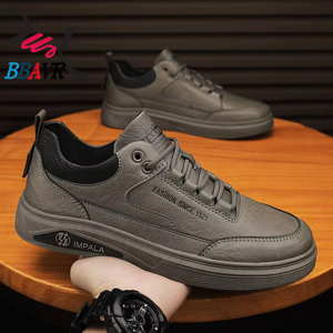 Nuevos Zapatos Casuales de Negocios con Parte Superior de Malla para Hombre, Sin Cordones, Antideslizantes, Transpirables, Ligeros, para Invierno y Primavera, Zapatos Planos de Trabajo - Product Image 3