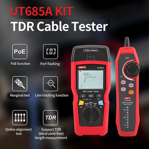 UNI-T UT685A KIT Probador de Cables TDR 300m, Rastreador de Cables de Red, Prueba PoE, Puerto Flash, NCV para CAT5 CAT6 RJ45 RJ11 - Product Image 5