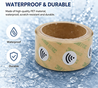 Étiquette NFC RFID anti-contrefaçon NTAG213, mini-étiquette intelligente pour emballage, autocollant pour bouteille de vin, cosmétiques, authentification, protection de la marque