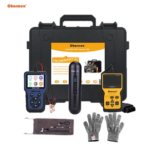 <span class=keywords><strong>Charmex</strong></span>-probador de batería de seguridad 5 en 1 para mujer, Kit de herramientas de reparación de automóviles, inflador OBDII, emergencia - Product Image 1