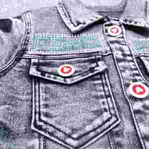 Conjuntos de Ropa de Boutique para Niñas de Diseño Profesional, Traje de Mezclilla para Niñas, Verano 2022 - Product Image 5