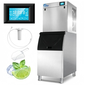 Machine à glaçons commerciale <span class=keywords><strong>BG</strong></span> 200KG, livraison directe usine, écoénergétique, facile à nettoyer, idéale pour les salles de banquet, profitez des offres groupées - Product Image 5