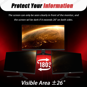 ฟิล์มกันมองจอคอมพิวเตอร์ ASUS ขนาด 24 นิ้ว 16:9 สำหรับเดสก์ท็อป ป้องกันการสอดแนม ลดแสงสะท้อน  ลดราคาพิเศษ - Product Image 2