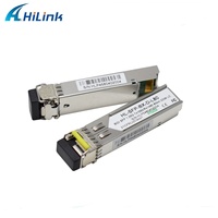 HILINK 1000BASE 80KM BIDI 1.25G SFP Émetteur-récepteur optique à fibre optique TX1490/RX1550nm TX1550/RX1490nm Connecteur LC pour FTTX