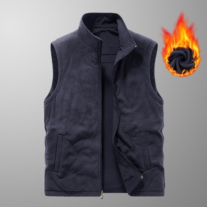 Nuevo <span class=keywords><strong>Chaleco</strong></span> <span class=keywords><strong>Reversible</strong></span> Casual de Otoño-Invierno para <span class=keywords><strong>Hombre</strong></span>, con Cuello Alto, para Trabajo, Pesca, Fotografía y Publicidad, con Cierre - Product Image 5