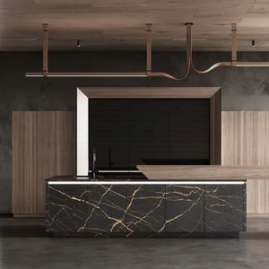 Nouvelles armoires de cuisine de style américain rétro de luxe, ensembles complets, imperméables et résistantes à l'humidité - Product Image 4