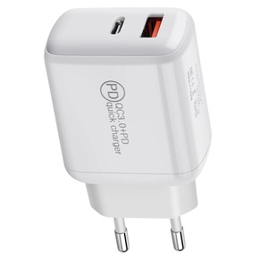 Chargeur rapide 45W double A + C pour téléphone <span class=keywords><strong>portable</strong></span> Adaptateur USB PD Qc3.0 PD pour téléphone <span class=keywords><strong>portable</strong></span> Adaptateur <span class=keywords><strong>portable</strong></span> pour téléphone - Product Image 3