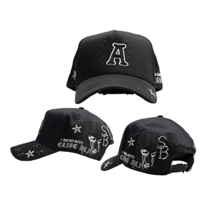 Gorras de Béisbol Sad Boyz Danny 2025 al por Mayor con Bordado 3D, Sombreros de Ala Ancha con Barba y Pedrería, Gorra X Junior h <span class=keywords><strong>2.0</strong></span> - Product Image 5