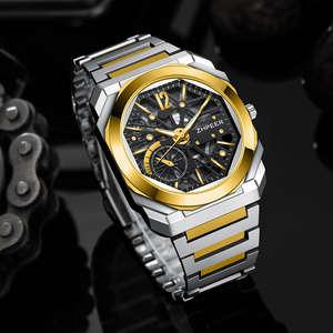 นาฬิกาข้อมือผู้ชายสปอร์ตหรูหรา รุ่นใหม่ ปี 2025  ระบบควอตซ์  แสดงวันที่อัตโนมัติ  กลไกจงเซิง  เหมาะสำหรับธุรกิจและพักผ่อน - Product Image 3