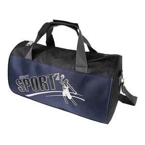 Bolsa de lona de gimnasio de gran capacidad personalizada al por mayor, bolsa de hombro portátil resistente al agua con cremallera para viajes, deportes, almacenamiento de comestibles - Product Image 4