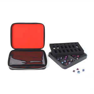 2026 Organizador de dados de plástico personalizado para juegos de mesa, con función de almacenamiento, para Dungeons and Dragons, y estuche de EVA para dados - Product Image 1