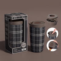 Nouvelle Tasse Thermique 2026 Sans BPA en Acier Inoxydable 304 Réutilisable avec Couvercle Coulissant pour les Déplacements et les Voyages au Bureau