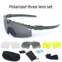 Lunettes de tir tactiques balistiques de sécurité Camo Advance, lunettes de protection Molle ouvertes, protection oculaire pour le tir