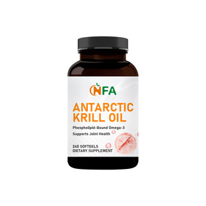 Huile de Krill de l'Antarctique en Gélules à Marque Blanche – Contient des Acides Gras Oméga 3 – Favorise la Santé des Articulations – Capsules Molles d'Huile de Krill - Product Image 1
