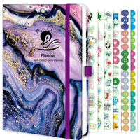 Cahier — papier d'impression personnalisé, pour journal intime, carnet A5 en spirale doublé de points pointus, étiquette privée