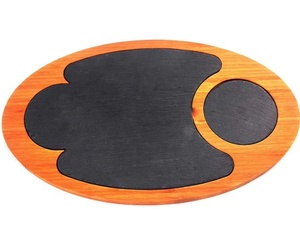 Planche à découper classique en <span class=keywords><strong>bois</strong></span> d'acacia écologique Shunlei, <span class=keywords><strong>mini</strong></span> <span class=keywords><strong>plateau</strong></span> rectangulaire noir pour steak - Product Image 3