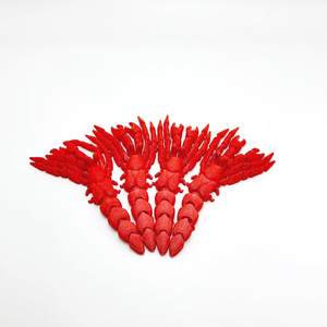 WANCAI OEM Jouet de crabe ermite imprimé en 3D en PLA biodégradable, ornement animal simulé respectueux de l'environnement, unisexe pour toute la famille - Product Image 3