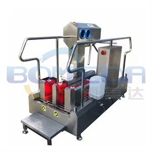 Entrada de higiene Barria Botas y manos Esterilizar Lavadora con estación de limpieza de higiene Tunstile para plantas de alimentos - Product Image 6