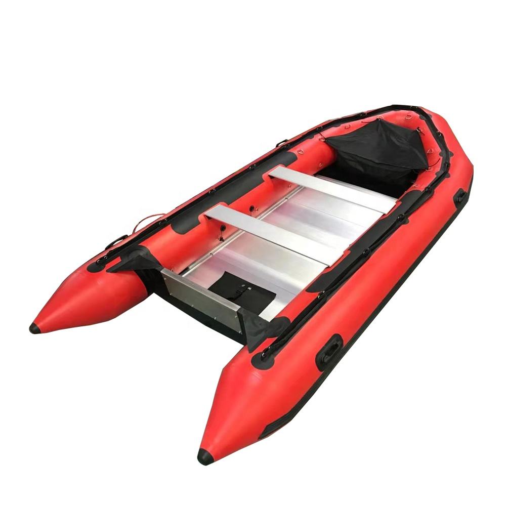 Barco Inflável de Alumínio de Fundo Plano para 10 Pessoas, 16 pés (4,7m)  com Bolsa de Armazenamento para Pesca| Alibaba.com, image size:1000x1000