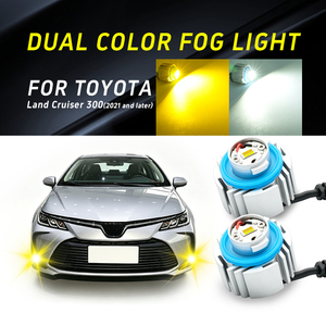 หลอดไฟตัดหมอก LED สีคู่สำหรับฮ<span class=keywords><strong>อน</strong></span><span class=keywords><strong>ด้า</strong></span>ซิวิคแอคคอร์ด52วัตต์สลับ3000K อำพันและ6500K แคนบัสสีขาวไม่มีการดัดแปลง - Product Image 1
