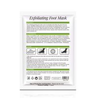 BestNiffes Livraison en 1 à 3 jours Masque pour les pieds à l'aloe vera Masque exfoliant pour réparer, adoucir, hydrater et nourrir la membrane des pieds