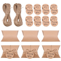Mini valise personnalisée boîte de rangement en papier bonbon cadeau de voyage boîte en papier pliable boîte d'oreiller en papier d'emballage