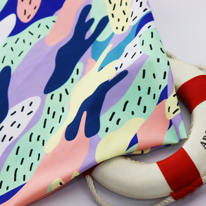 Hot Bán 152 Cm Polyamide Spandex In Hoa Vải Cho Ăn Mặc - Product Image 4