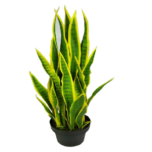 Árbol Bonsái de Agave Amarillo Verde, Suculenta <span class=keywords><strong>Lengua</strong></span> de la Madre de la <span class=keywords><strong>Suegra</strong></span>, Plantas Artificiales de Venta Caliente, Plantas Serpiente para Decoración del Hogar y Oficina - Product Image 2